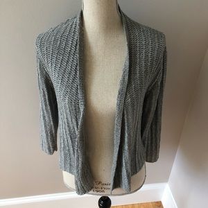 Gray lightweight cardigan